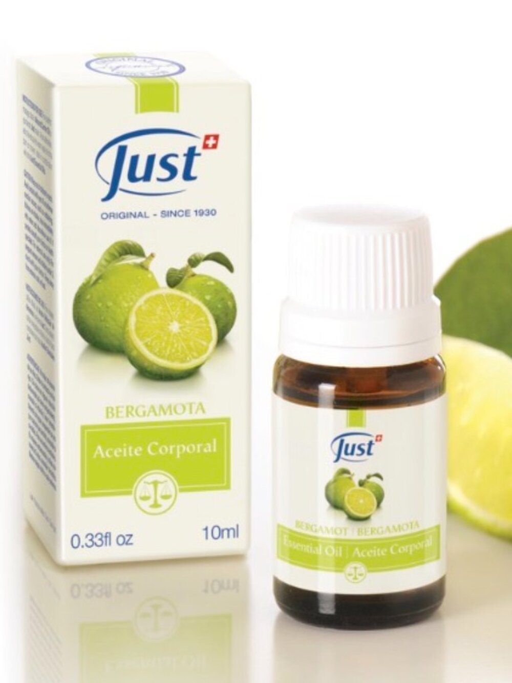 Swiss JUST Bergamot Essential Oil Happy Drops 10ml Aceite Esencial New